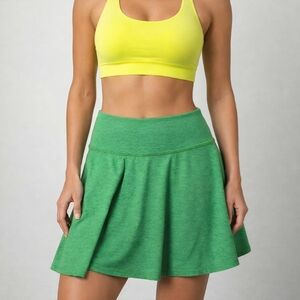 Beyond Yoga Green Circle Skater Skirt